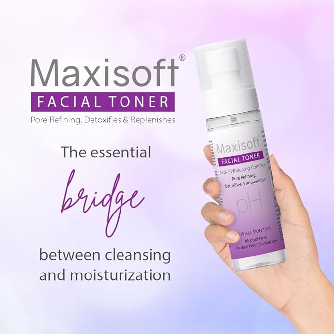 Maxisoft Facial Toner | Alcohol-Free pH Balancer - 100 Ml