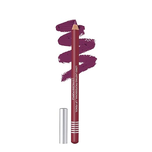 Colors Queen Matte Lip Liner Pencil For Professional Makeup L 13 Falsa Purple - 2 gms
