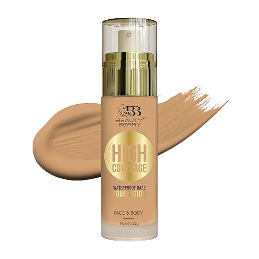 Beauty Berry High Coverage Waterproof Base Foundation 05 Classic Ivory - 55 gms