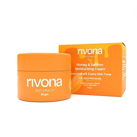 Rivona Naturals Honey & Saffron Face Cream - 50 gms