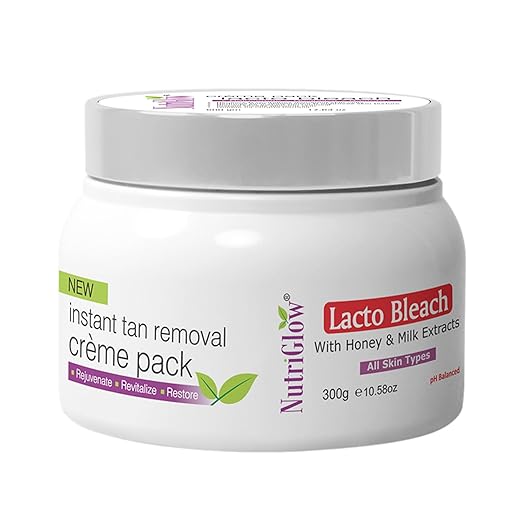 NutriGlow Lacto Bleach Tan Removal Creme Pack