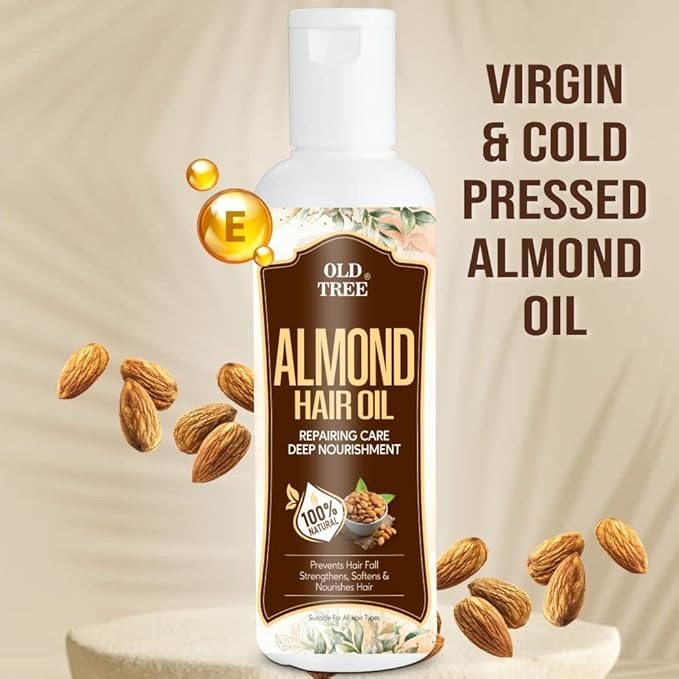 Old Tree Almond Hair Oil - 100 ml