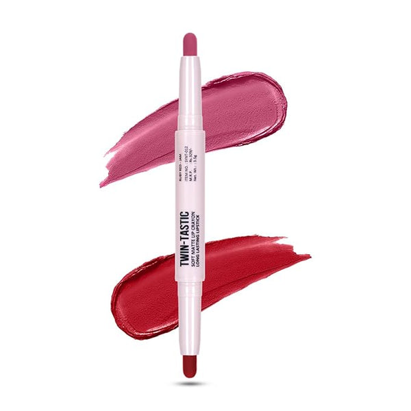 Shryoan 2 in 1 Twin Tastic Lipstick Hot Red - 3.5 gms