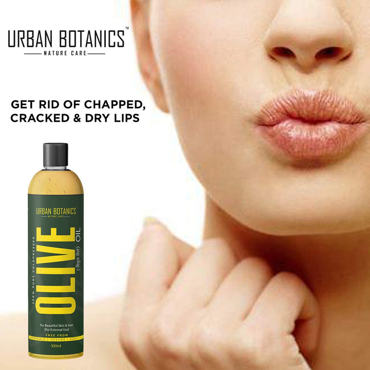 Urban Botanics Pure Cold Pressed Olive Oil for Hair and Skin - 100 ml
