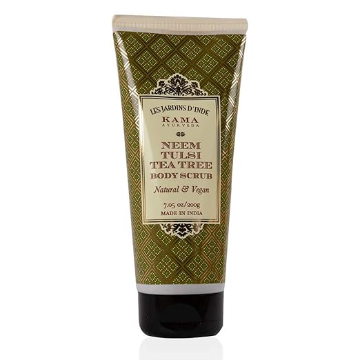 Kama Ayurveda Neem Tulsi Tea Tree Body Scrub - 200 gms