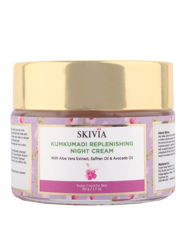 Skivia Kumkumadi Replenishing Night Cream- 50 gms
