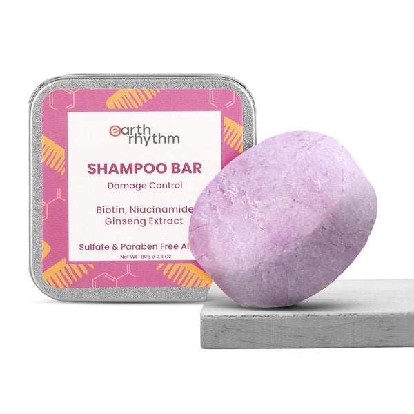 Earth Rhythm Biotin Shampoo Bar(Tin Packing) - 80 gms