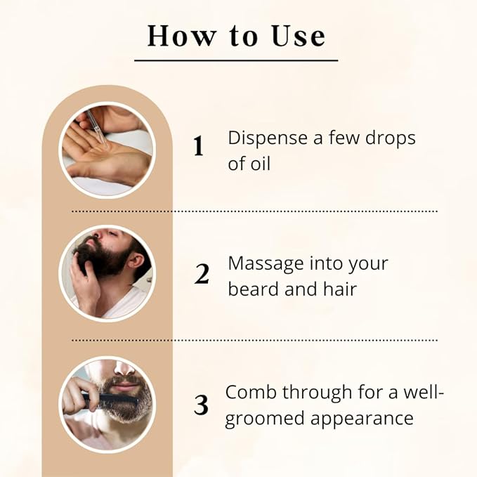 Teal & Terra Monoi Beard Oil for Men - 30 Ml