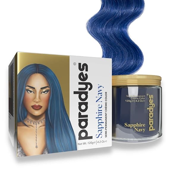 Paradyes Semi-permanent Sappire Navy - 120 gms