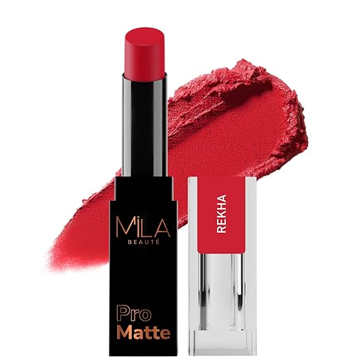 Mila Beaute Pro Matte Lipstick Rekha - 4.2 gms
