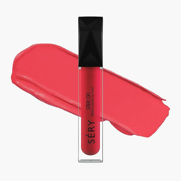Sery Liquid Lipstick Coral Rush Matte - 5 ml