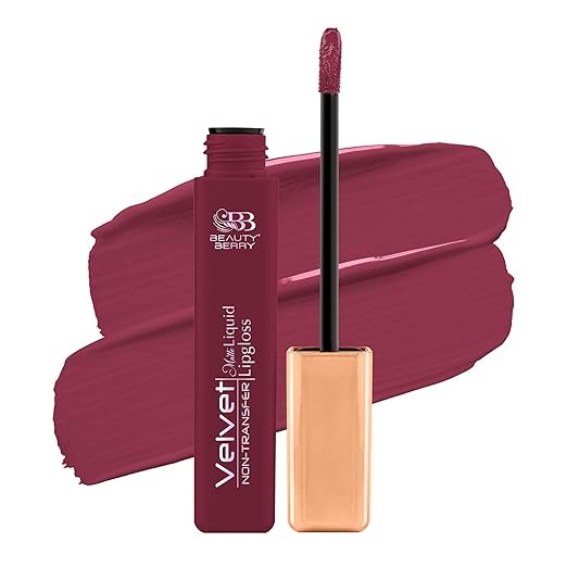 Beauty Berry Velvet Non Transfer Liquid Lipstick Sweet Eighteen - 5 gms