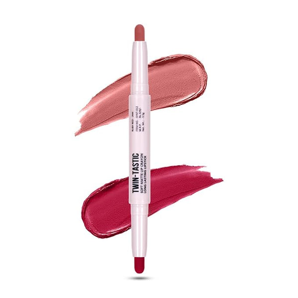 Shryoan 2 in 1 Twin Tastic Lipstick Colour Berry Crimson - 3.5 gms