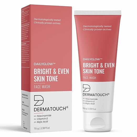 Dermatouch Bright & Even Tone Face Wash - 70 gms