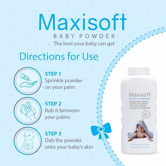 Maxisoft Baby Powder - 100 Gms