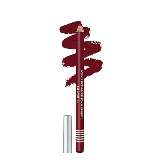 Colors Queen Matte Lip Liner Pencil For Professional Makeup L 01 Warm Red - 2 gms