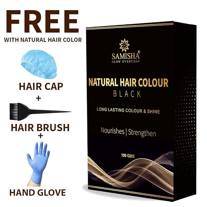 Samisha Natural Black Hair Colour - 100 gms