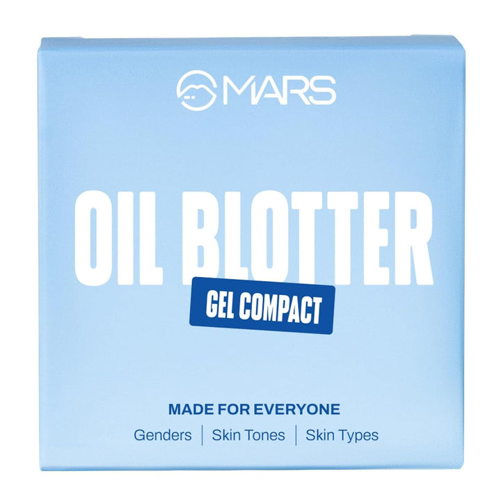 Mars Oil Blotter Gel Compact for Poreless Effect with Applicator - 5 G ...