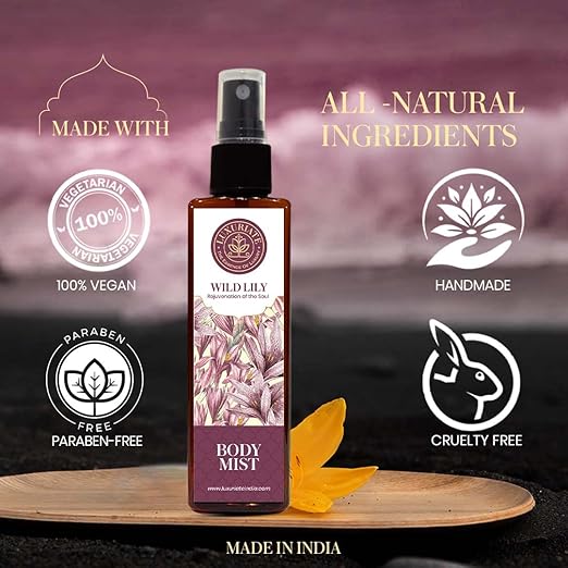 Luxuriate Wild Lily Fragrance Body Mist - 100 ml