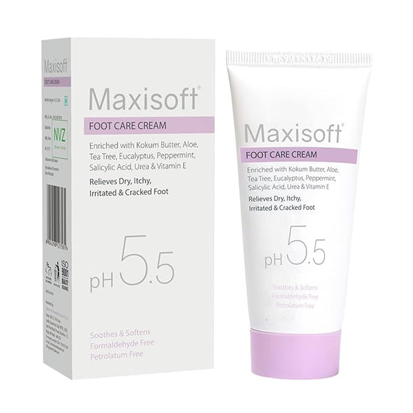 Maxisoft Foot Care Cream | for Dry, Rough & Crack Heels | Moisturizes and Soothes Feet - 60 Gms