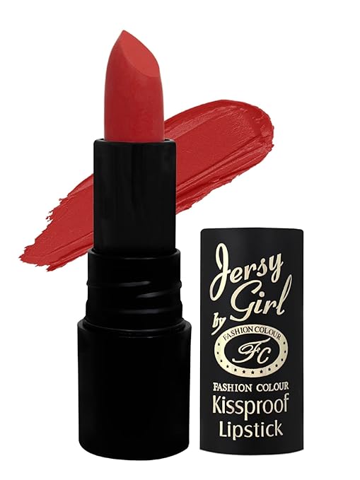Fashion Colour Jersey Girl By Kissproof Matte Lipstick Blood - 3.8 gms
