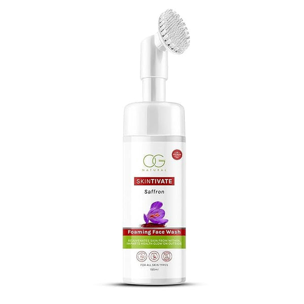 OG Beauty Natural Skintivate Saffron Foaming Face Wash - 150 ml