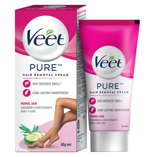 Veet Pure Hair Removal Cream For Normal Skin - 30 gms