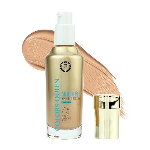 Colors Queen Airbrush Foundation with Primer 02 Rose Blush - 55 ml