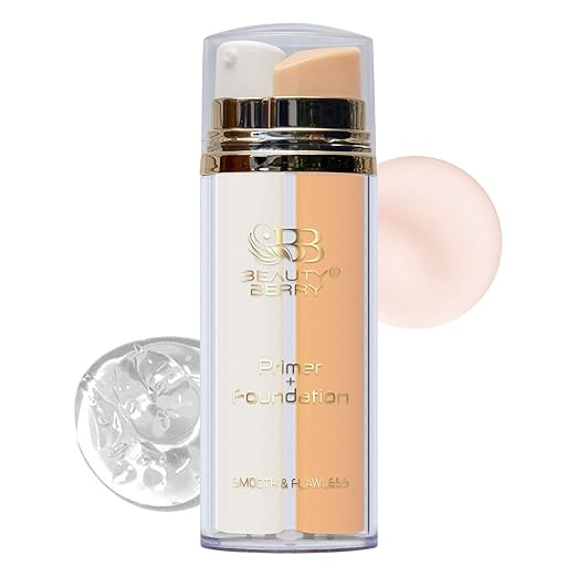 Beauty Berry Smooth & Flawless Oil Free Water Proof Primer + Foundation Fair - 35 gms