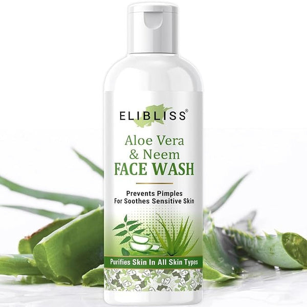 Elibliss Neem & Aloe Vera Face Wash - 50 ml