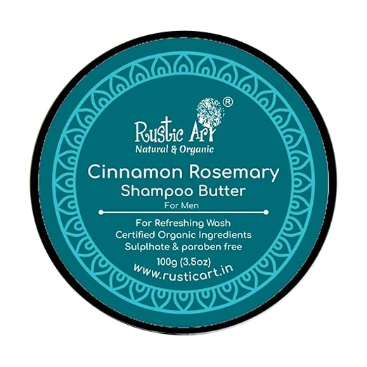 Rustic Art Cinnamon Rosemary Shampoo - 100 gms