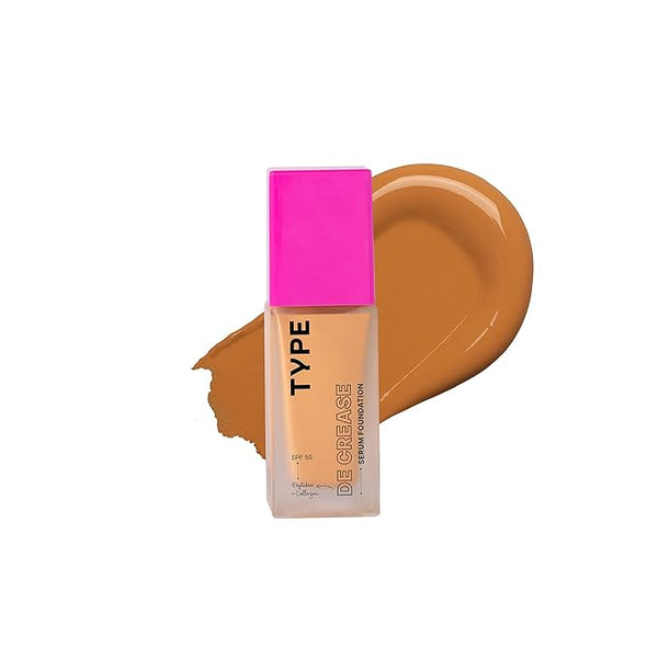 Type Beauty De Crease Serum Foundation Colour 334 Pecan - 153 gms