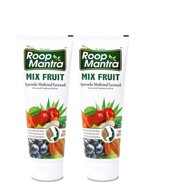 Roop Mantra Mix Fruit Face Wash - 115 ml (Pack of 2)