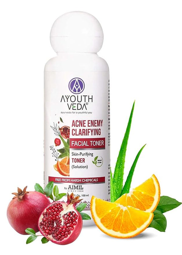 Ayouthveda Acne Enemy Clarifying Facial Toner - 100 ml