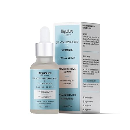 Rejusure 2% Hyaluronic Acid + Vitamin B5 Facial Serum - 10 ml