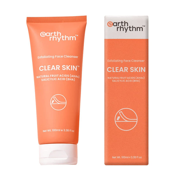 Earth Rhythm AHA-BHA Clear Skin Face Wash - 100 ml