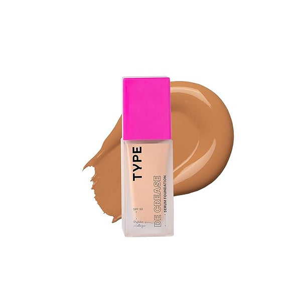 Type Beauty De Crease Serum Foundation Colour 310 Peanut - 153 gms