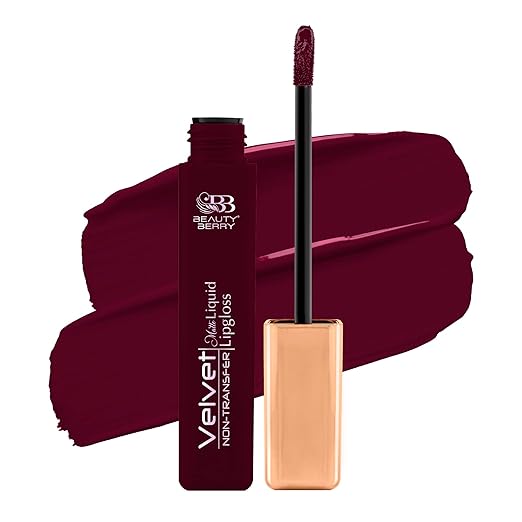 Beauty Berry Velvet Non Transfer Liquid Lipstick Fire Brick - 5 gms