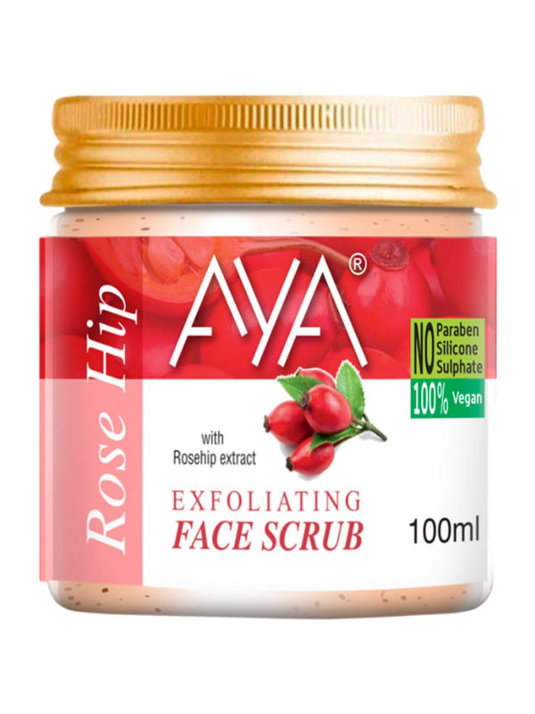 Aya Rosehip Exfoliating Face Scrub - 100 ml