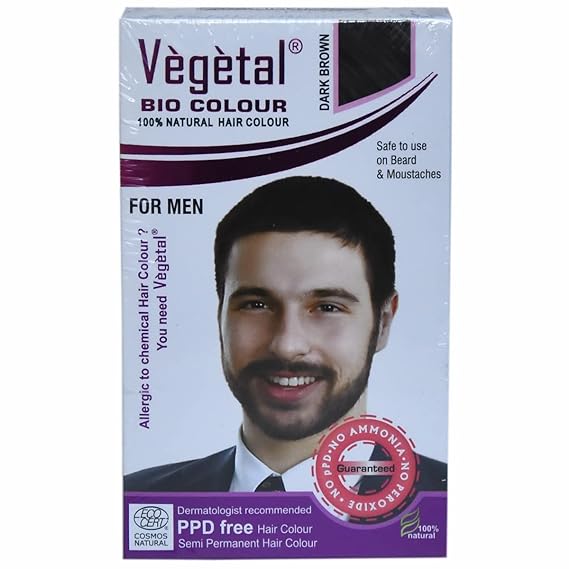 Vegetal Bio Hair Colour Dark Brown - 25 gms