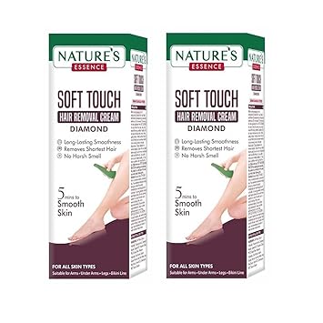 Nature's Essence Soft Touch Diamond Hair Removal Cream -50 gms (pack of 2)