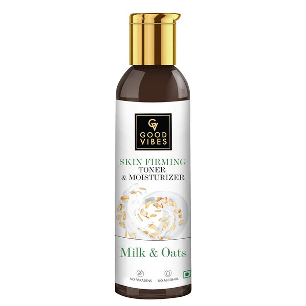 Good Vibes Milk & Oats Skin Firming Toner & Moisturizer - 120 ml