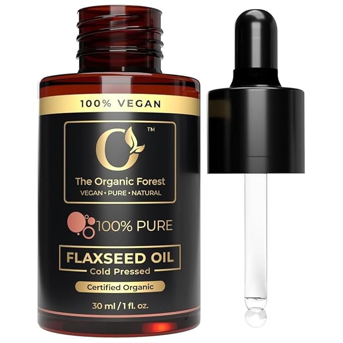 The Organic Forest Flaxseed Oil for Skin Hair & Body - 30 ml