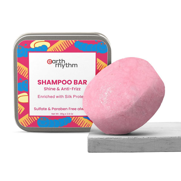 Earth Rhythm Silk Shampoo Bars(Tin Packing) - 80 gms