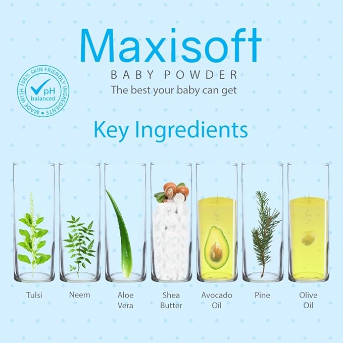 Maxisoft Baby Powder - 100 Gms