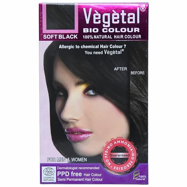 Vegetal Bio Colour Soft Black -  50 gms