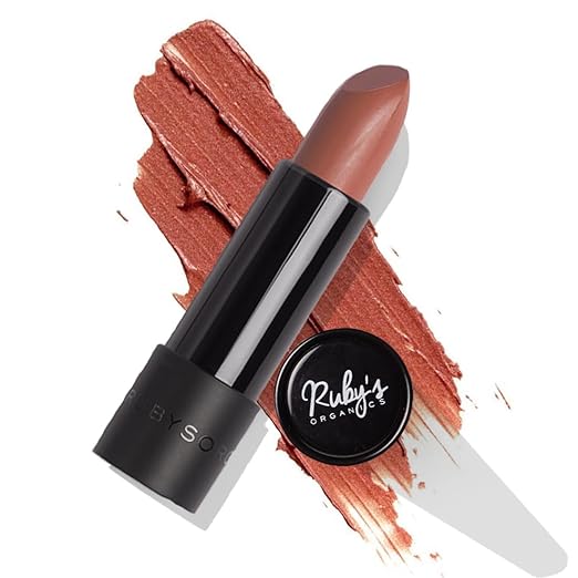 Ruby's Organics Semi Matte Lipstick Cocoa - 3.7 gms