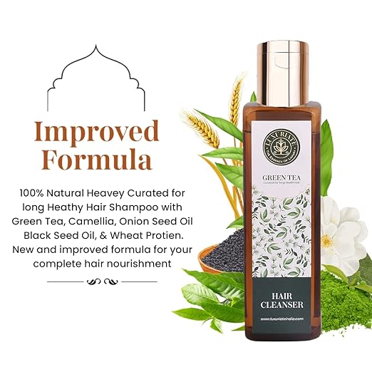 Luxuriate Green Tea Hair Cleanser Shampoo - 200 ml