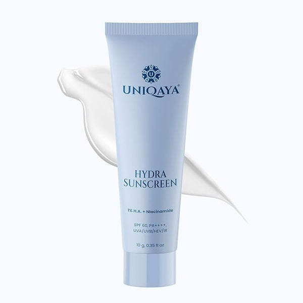 Uniqaya Hydra Sunscreen SPF 60 PA++++ - 10 gms