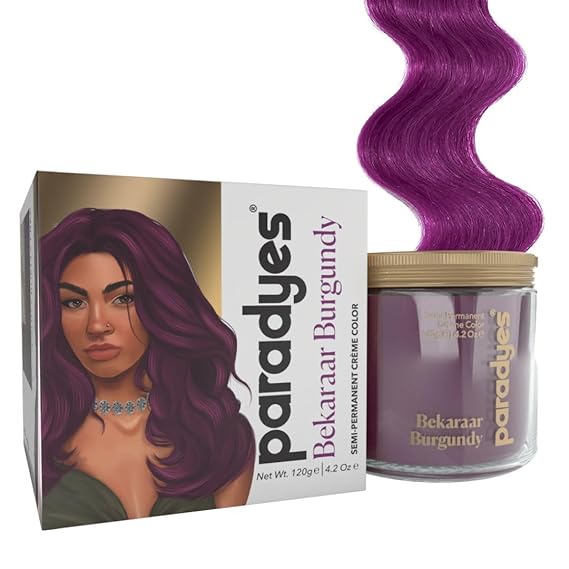 Paradyes Semi-Permanent Bekaraar Burgundy - 120 gms